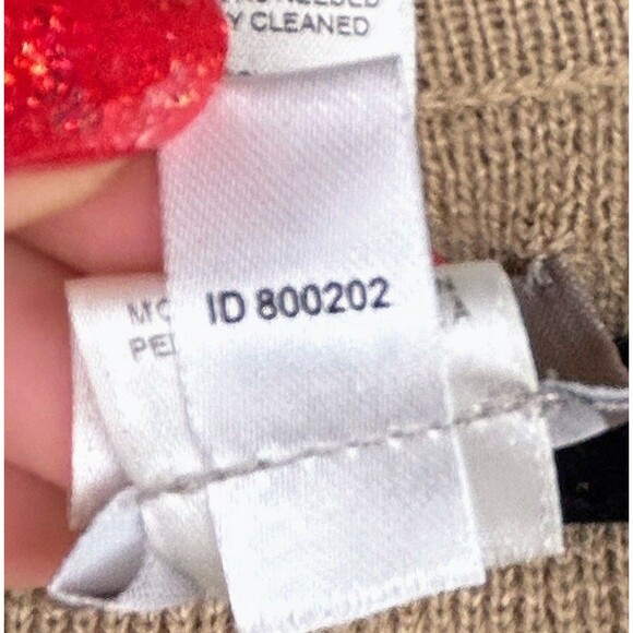 Chico’s Knit Poncho Cape Tan Cardigan Sweater Hooded Lagenlook Women One Size - Picture 14 of 15